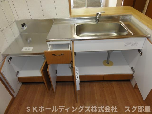 グランベルⅠの収納|キッチン収納下
