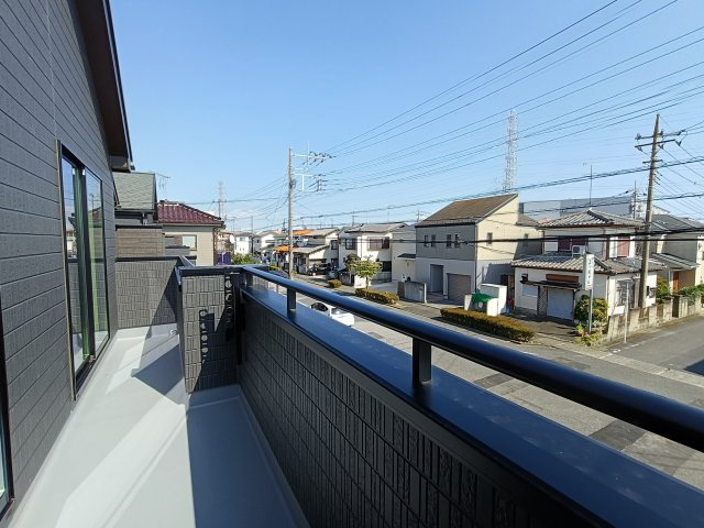 吉川市　中曽根2丁目　新築戸建　全3棟のバルコニー|バルコニーがあります