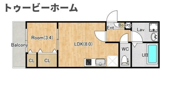 ジーメゾンペルラの間取り