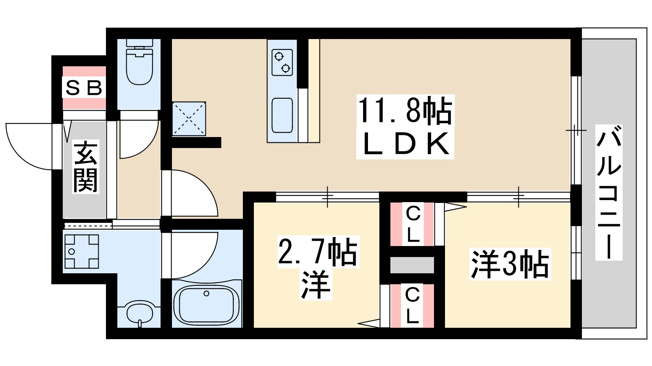 【間取り】 | アーバングランデ新大阪