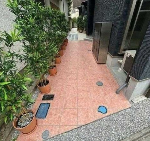 Cube Kanamachi Vのエントランス