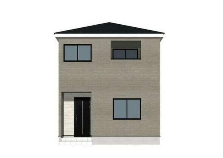 高知市針木東町　第1　2号棟　新築戸建　の外観パース|はじめてのマイホームにもおすすめ◎暮らしやすい新築戸建。※完成イメージ画像です
