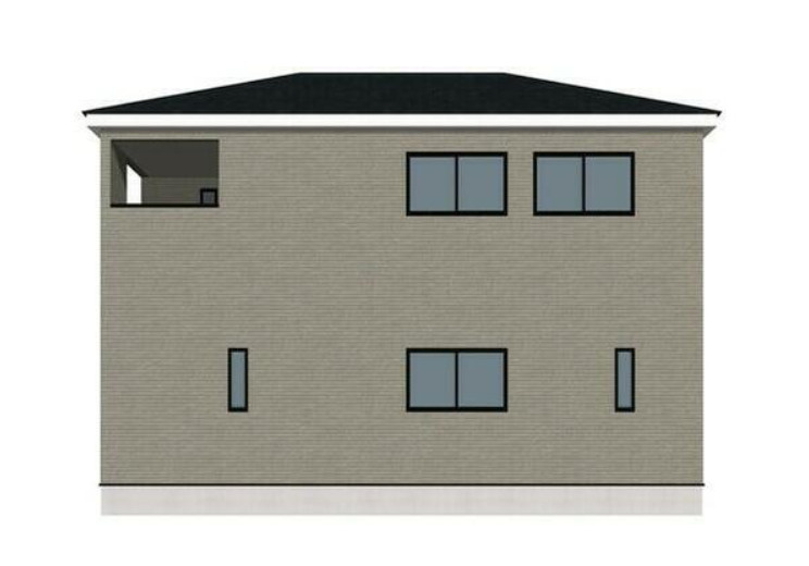高知市針木東町　第1　2号棟　新築戸建　の外観パース|※完成イメージ画像です