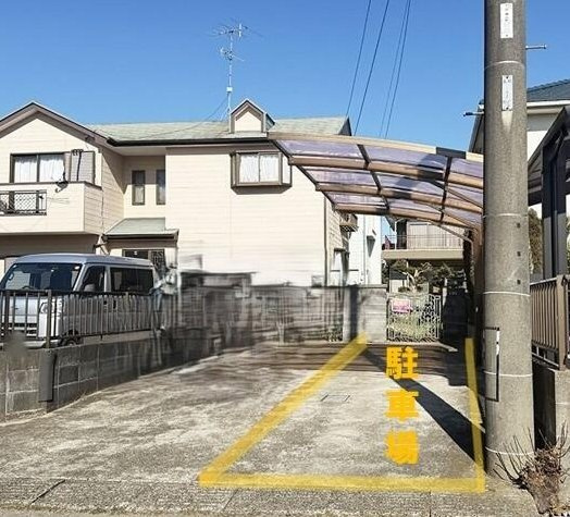 茂原市長尾　中古戸建のバルコニー|内外装リフォーム済み令和8年4月 都市ガス ユニットバス交換済み 2台（車種制限あり）