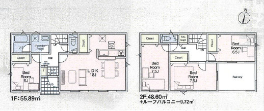 小田原市新谷第4　新築戸建　全2棟2号棟