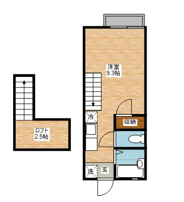スカイハイツの間取り