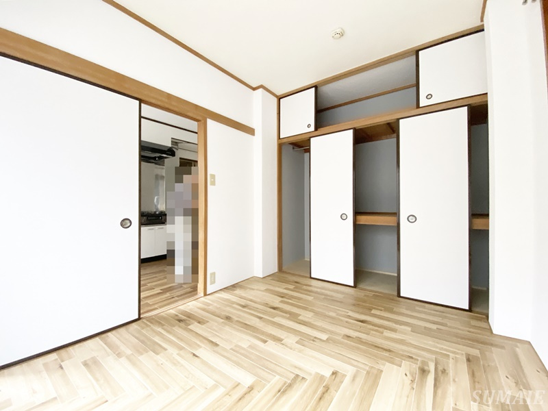 ハイブリッジの洋室|別角度からみた6帖の洋室です☆