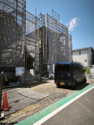 【前面道路含む現地写真】 | 大津市南志賀2丁目8-44　新築分譲