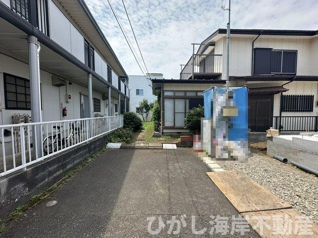 茅ヶ崎市南湖5丁目　新築戸建の展望|5月22日撮影　建築前　現地外観