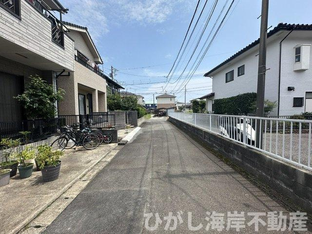 茅ヶ崎市南湖5丁目　新築戸建の庭|5月22日撮影　建築前　現地外観
