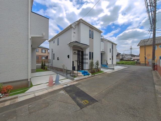 【前面道路含む現地写真】 | 練馬区土支田３丁目　新築戸建て　B号棟 | 見通しの良いエリアでお車も運転しやすく安心のエリアです