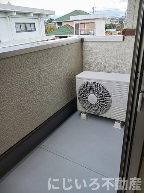 グリーンビレッジのバルコニー