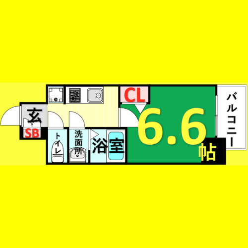 MAXIV名古屋上前津　名古屋市賃貸　仲介手数料無料の間取り