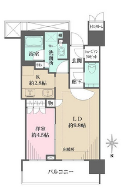 中央区晴海２丁目の賃貸マンション