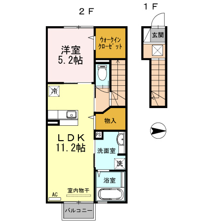 アルフィスタⅣの間取り