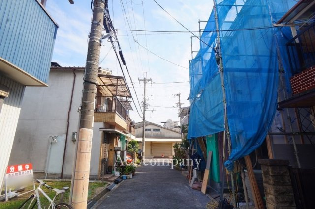 【前面道路含む現地写真】 | 平野区長吉六反3丁目 | 【前面道路：幅員約4ｍ】