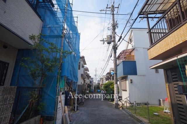 【前面道路含む現地写真】 | 平野区長吉六反3丁目 | 【前面道路：幅員約4ｍ】