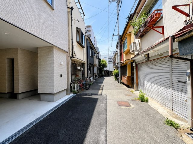 兵庫区下沢通2丁目の前面道路含む現地写真