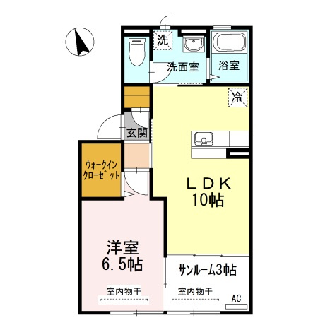 グランメール西岐波の間取り
