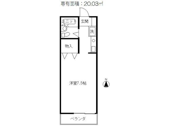ベルメゾンTT　A棟の間取り