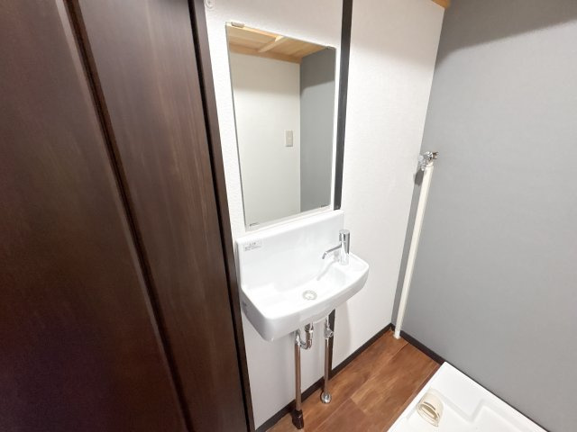 河本マンションの洗面所