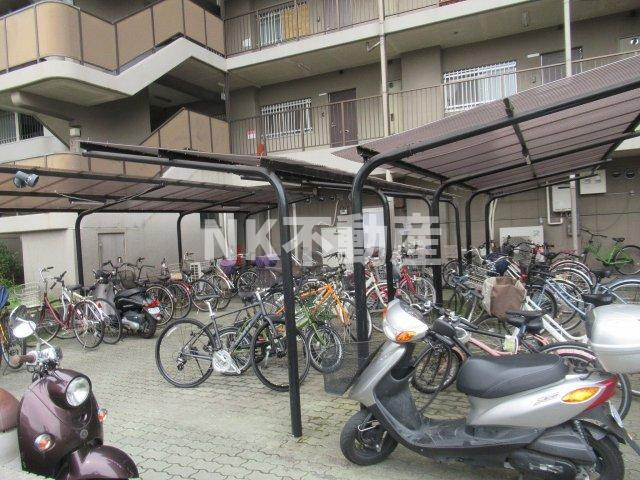 【その他共用部分】 | 木の国ハイツ（吉田賃貸） | 駐輪場です
