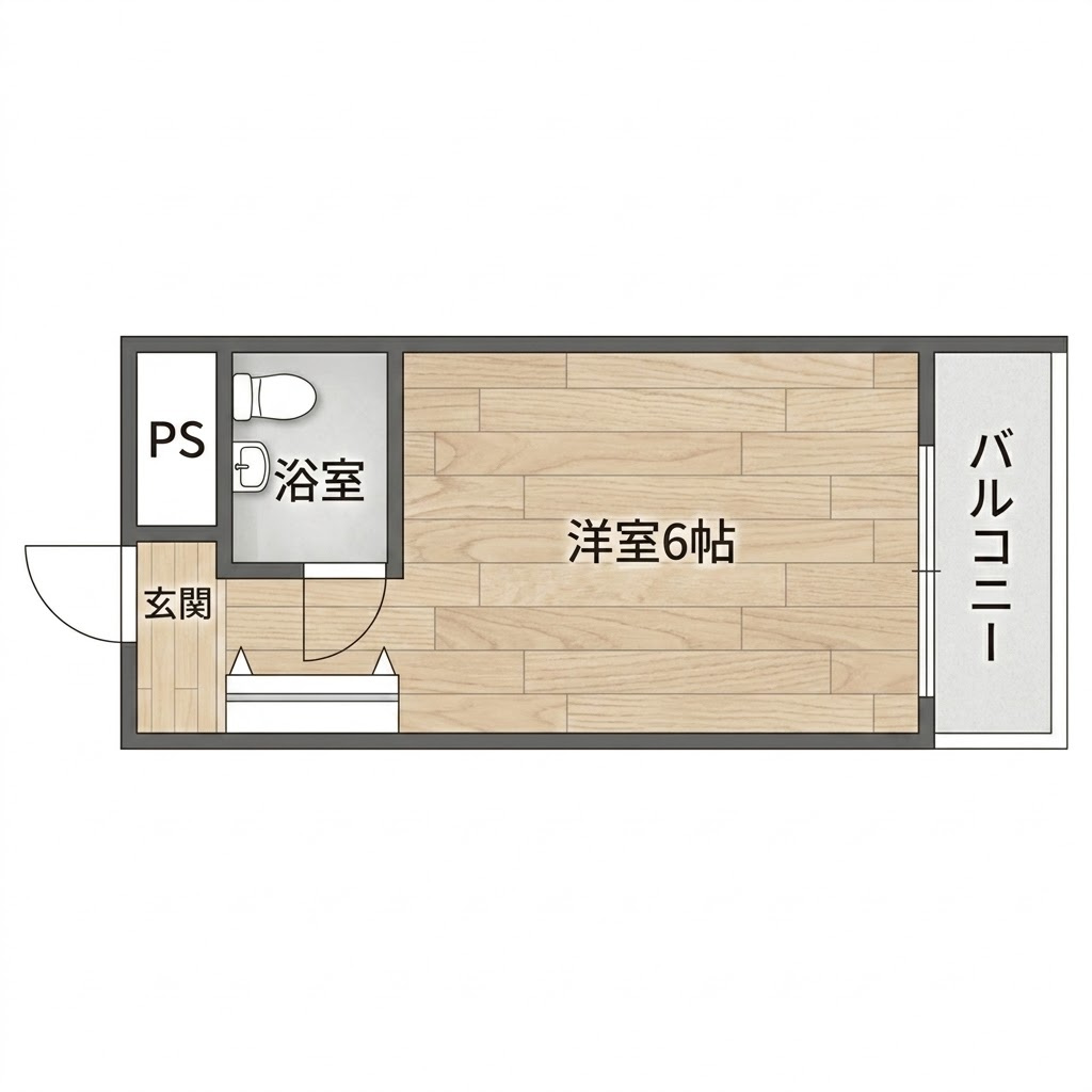 アーバンシティ岸里PART1の間取り