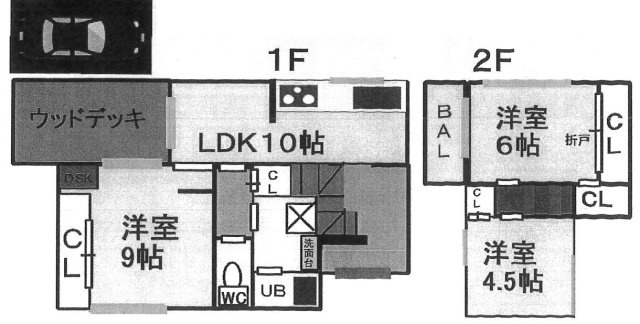 【間取り】 | 阿倍野区帝塚山1丁目戸建て