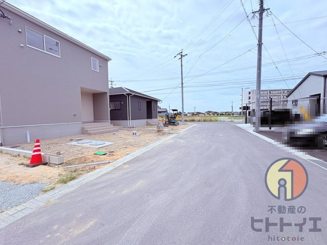 新築建売)筑後市大字野町の前面道路含む現地写真