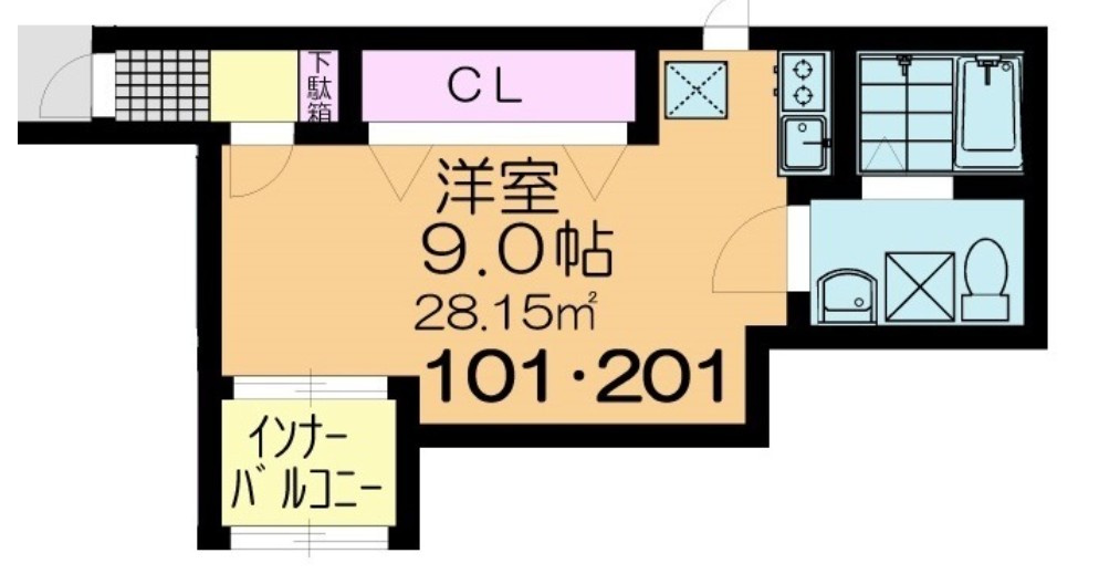 siro松戸の間取り