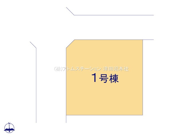 【区画図】 | アトムセレクト船橋市松が丘５１期１棟１号棟