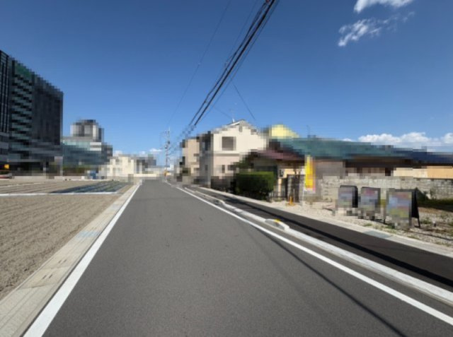 向日市森本町春日井の前面道路含む現地写真|お車の駐車も安心です(^^♪
