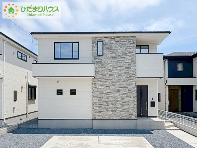 ひたちなか市足崎3期　新築戸建　1号棟の外観|今から見たいも大歓迎！お気軽にお問い合わせください☆彡