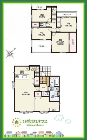 ひたちなか市足崎3期　新築戸建　2号棟の間取り|太陽の日差しがたっぷり入るリビング☆
家族の笑い声が響く、一家団らんにふさわしいリビングです(^^♪