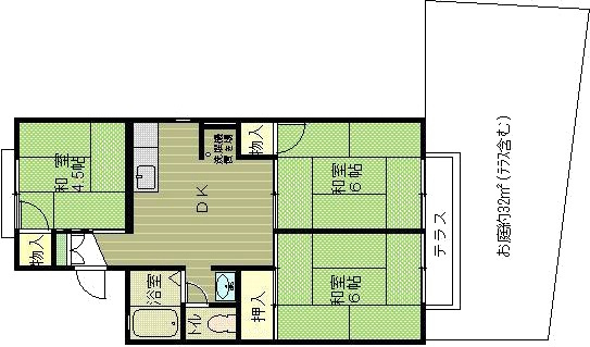 セジュール浜の間取り