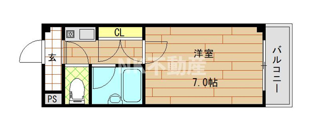 【間取り】 | アネックス木の国（吉田賃貸） | 間取りです