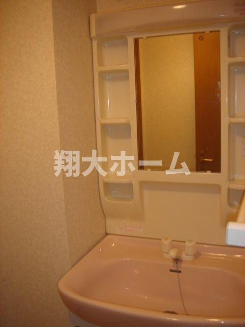 クレセールアリノの洗面所