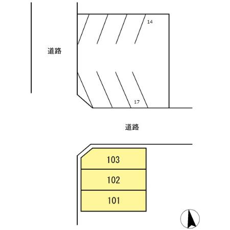 平成第2ビルの区画図