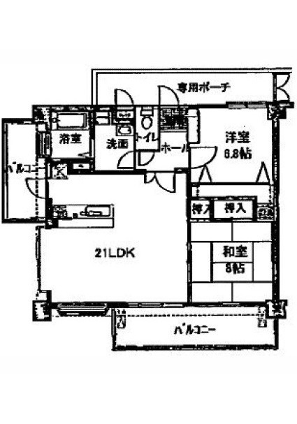 ウインディヒルズ阿品の間取り