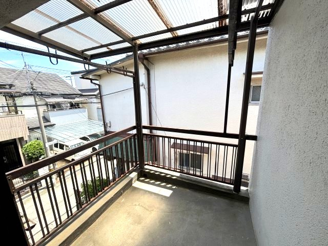 木戸町戸建のバルコニー