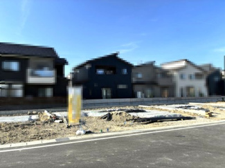 【外観】 | 大津市雄琴5丁目11　新築戸建 | 建築中