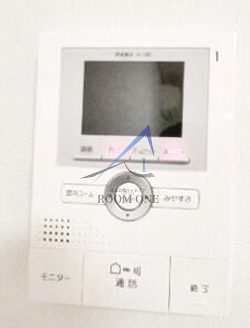 ライトハウスのセキュリティ|モニター付きインターホンです。