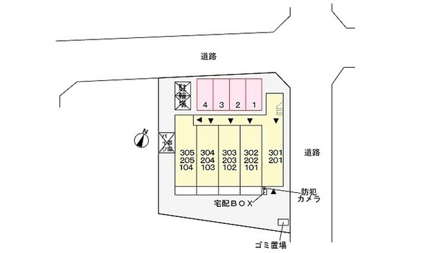 カーサ　デ　サリーチェのその他|配置図です。