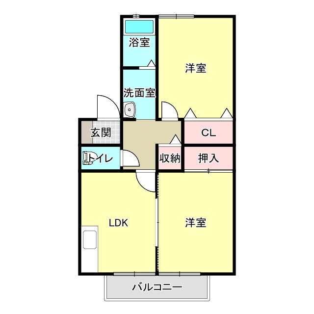 ニューキャピタル弐番館の間取り