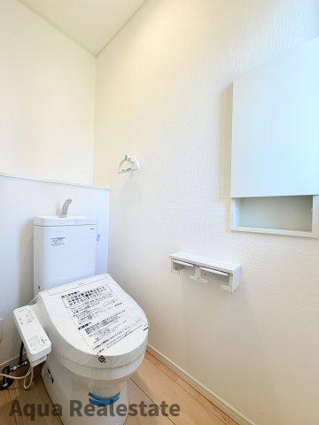 クレイドルガーデン小松島市大林町第一のトイレ|シンプルで使いやすいトイレです