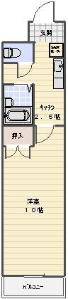KURIMAマンションの間取り