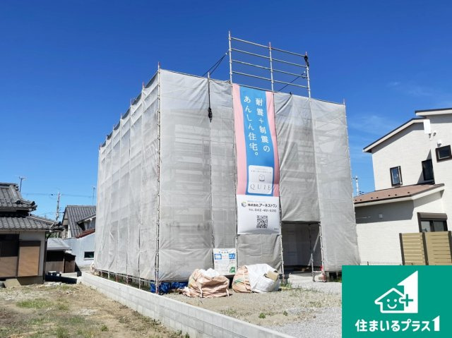 彦根市芹町　第1期　新築一戸建ての外観|現在の進捗状況です！順調に作業進行中、完成が待ち遠しいです！詳細の間取り等、お気軽にお問い合わせください！