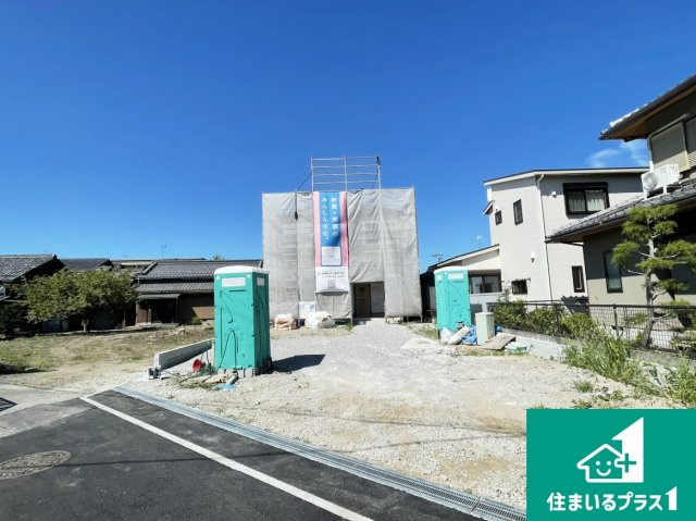 彦根市芹町　第1期　新築一戸建ての外観|現在の進捗状況です！順調に作業進行中、完成が待ち遠しいです！詳細の間取り等、お気軽にお問い合わせください！