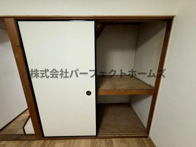 黒原城内テラスの収納|収納豊富です