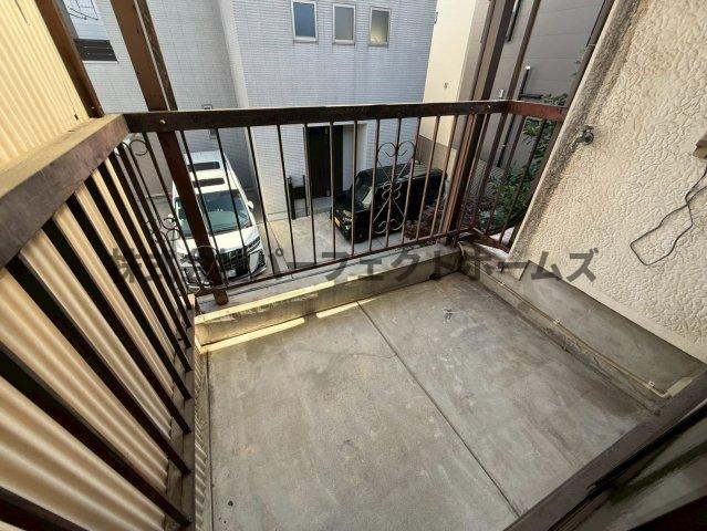 黒原城内テラスのバルコニー|広々としたバルコニーです